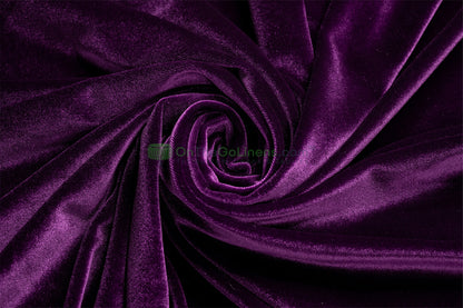 Stretch Velvet Tablecloths | Soft and Smooth Spandex Velvet Table Linens | Multiple Colors |