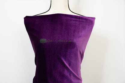 Stretch Velvet Tablecloths | Soft and Smooth Spandex Velvet Table Linens | Multiple Colors |
