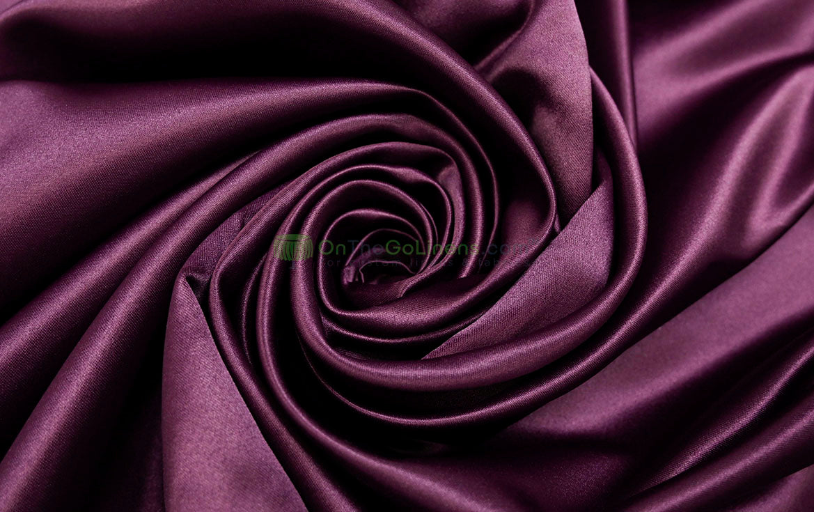 Lamour Satin Table Runners | 100% Polyester Semi Dull Heavy Satin Table Runners