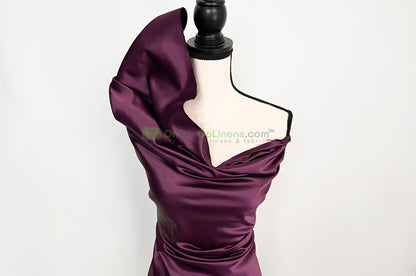 Lamour Satin Fabric by the Yard & Bolt | 100% Polyester Semi Dull Heavy Satin Fabric | 60" Wide | Multiple Colors |
