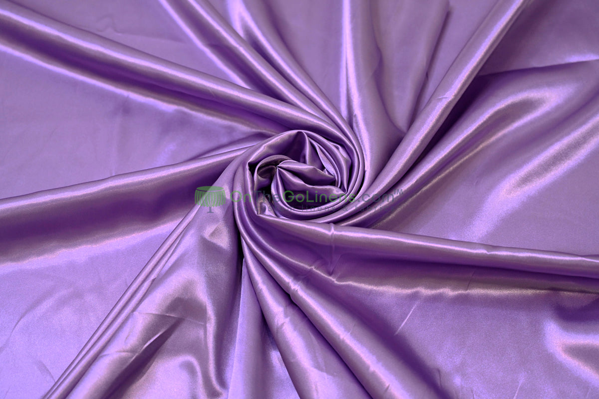 Charmeuse Satin Table Linens, Table Overlays, Table Drapes and Banquets | Multiple IFR Satin Colors |