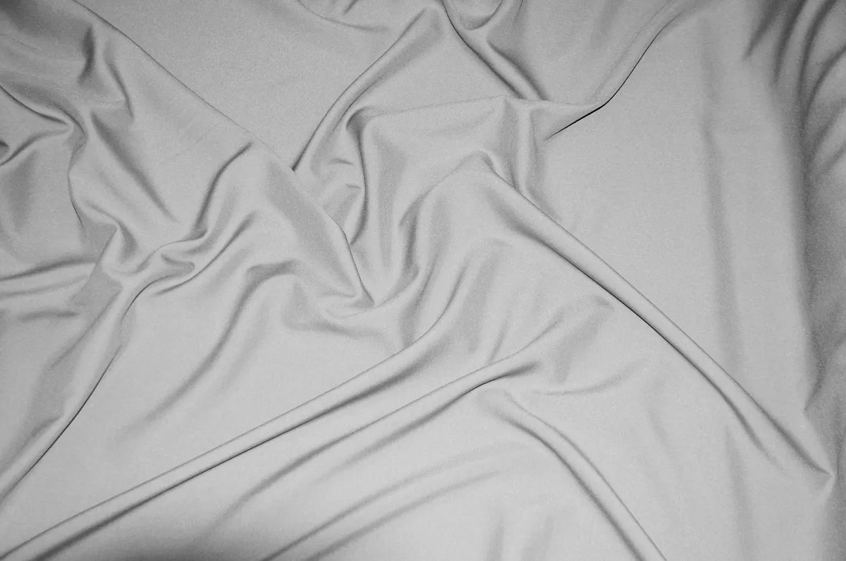 Silver Polyester Wide
