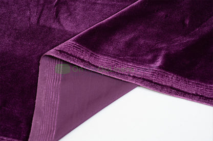 Stretch Velvet Tablecloths | Soft and Smooth Spandex Velvet Table Linens | Multiple Colors |