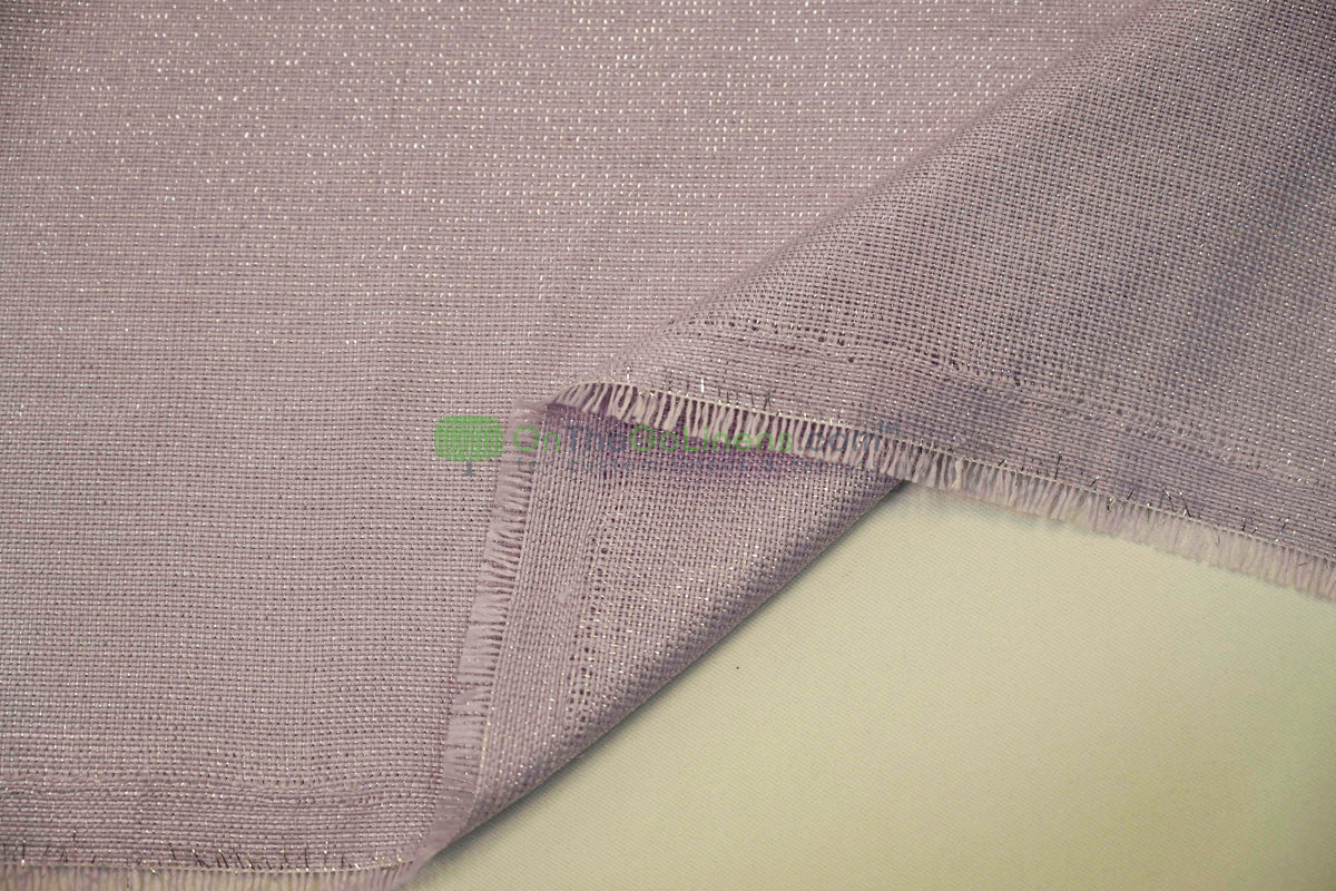 Metallic Vintage Linen Event Drapery Panels | Metallic Burlap Curtains for Events and Decor  | 100% Polyester |