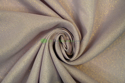 Metallic Vintage Linen Event Drapery Panels | Metallic Burlap Curtains for Events and Decor  | 100% Polyester |