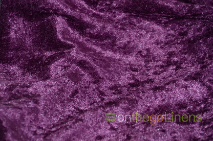 Panne Velvet Plum