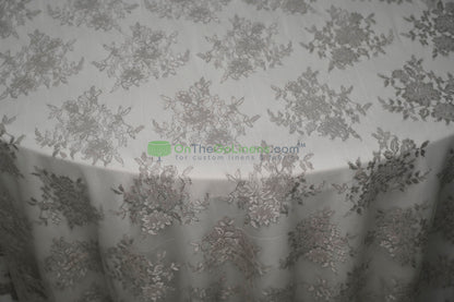 Chantilly Lace Fabric | Elegant Floral Lace | Lightweight & Sheer | Ideal for Bridal & Evening Wear
