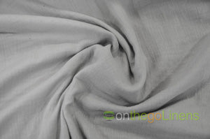 Double Layered Cotton Gauze Fabric by the Yard | 100% Cotton Muslin | 50" Wide |