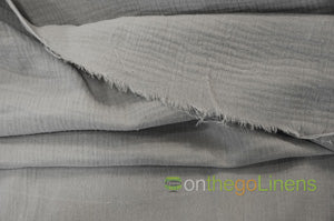 Double Layered Cotton Gauze Fabric by the Yard | 100% Cotton Muslin | 50" Wide |