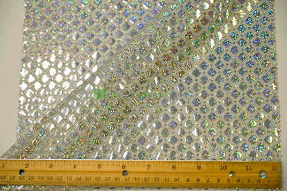 Holographic Sequin Fabric | 45” Wide | Lightweight & Flowing for Costumes, Gowns & Décor