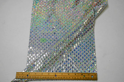 Holographic Sequin Fabric | 45” Wide | Lightweight & Flowing for Costumes, Gowns & Décor