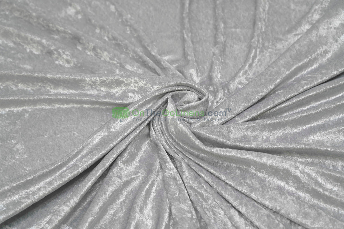 IFR Panne Velvet Event Drapery Panels | Crush Velour Curtains | Inherently Fire Retardant Drapery |Multiple Colors |