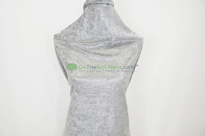 IFR Panne Velvet Event Drapery Panels | Crush Velour Curtains | Inherently Fire Retardant Drapery |Multiple Colors |