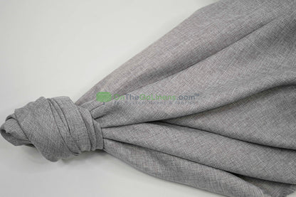 Vintage Linen Event Drapery Panels | Imitation Burlap Curtains | Washable 100% Polyester Burlap |