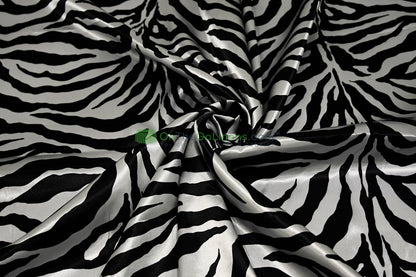 Polka Dot Charmeuse Satin Print Fabric by the Yard | 60" Wide | Large Dots |