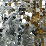 New York Dazzle Sequins Event Drapery Panels | 6mm Sequins Mesh Curtains | 52" Wide | Multiple Colors |