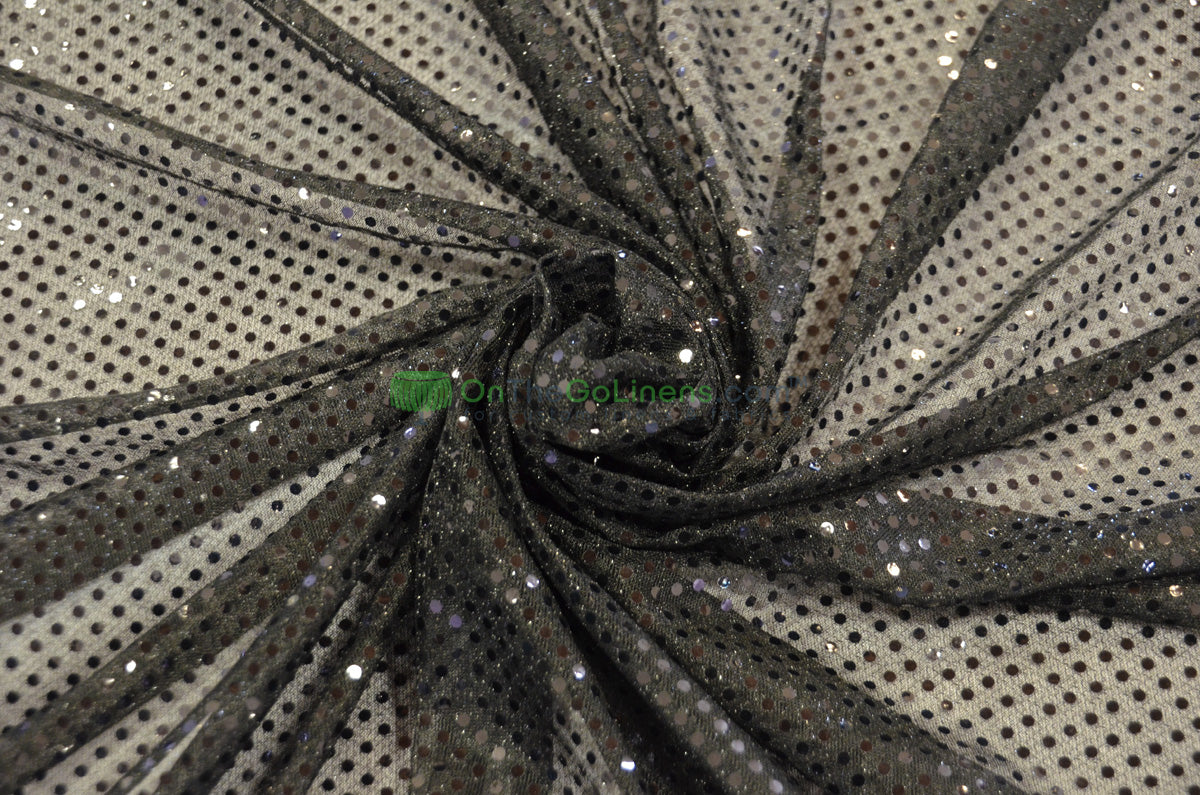 3mm Confetti Dot Sequins Table Overlays | Economic Sequins Table Overlay | Multiple Colors |