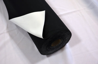 Blackout Lining Fabric | Blackout Curtain Liner Fabric | Sun Resistant Protection | White & Black |