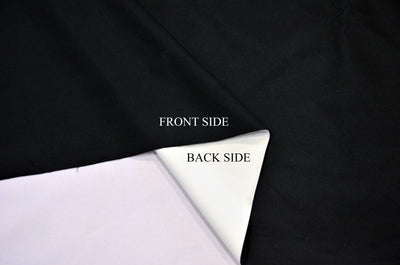 Blackout Lining Fabric | Blackout Curtain Liner Fabric | Sun Resistant Protection | White & Black |