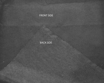 Paper Non Woven Fusing Fabric by the Yard | White and Black | 60" Wide | 85 GSM | Iron On Fusible Interfacing |