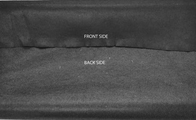 Paper Non Woven Fusing Fabric by the Yard | White and Black | 60" Wide | 85 GSM | Iron On Fusible Interfacing |