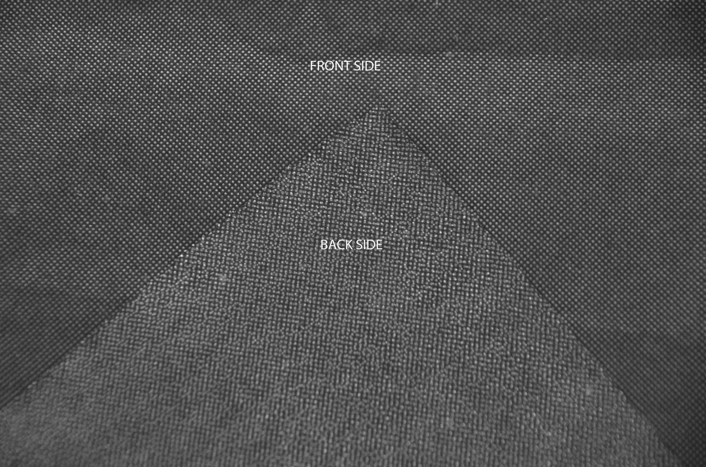 Paper Non Woven Fusing Fabric by the Yard | White and Black | 60" Wide | 85 GSM | Iron On Fusible Interfacing |