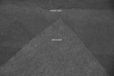 Paper Non Woven Fusing Fabric by the Yard | White and Black | 60" Wide | 85 GSM | Iron On Fusible Interfacing |