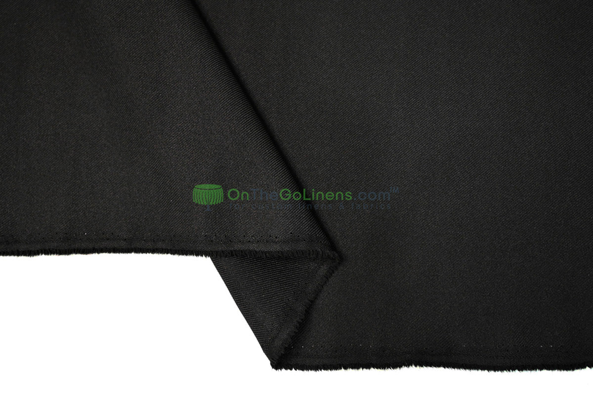 Polyester Twill Fabric by the Yard | Poly Gabardine Fabric | 58" Wide | Multiple Colors |