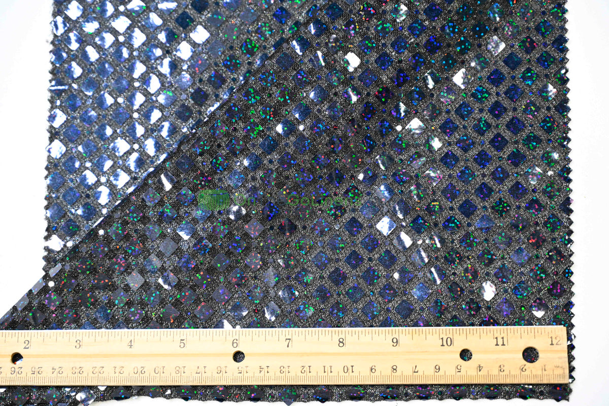 Holographic Sequin Fabric | 45” Wide | Lightweight & Flowing for Costumes, Gowns & Décor