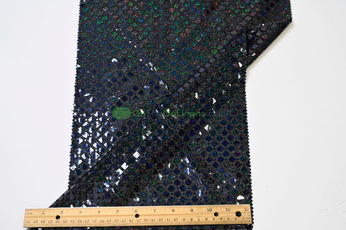 Holographic Sequin Fabric | 45” Wide | Lightweight & Flowing for Costumes, Gowns & Décor