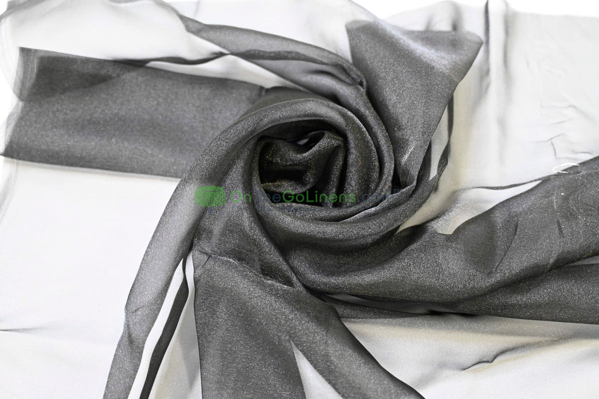 Japanese Crystal Organza Fabric | 100% Nylon | 45” Width | Sheer Luxury for Gowns & Décor