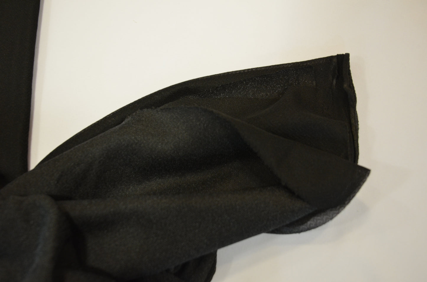 Tricot Fusing Fabric by the Yard | Interfacing Lining Fabric | Glue on Tricot Fabric | 60" Wide | White and Black | 65 GSM |