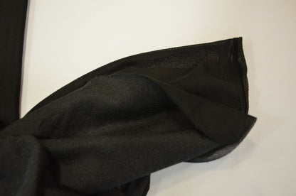 Tricot Fusing Fabric by the Yard | Interfacing Lining Fabric | Glue on Tricot Fabric | 60" Wide | White and Black | 65 GSM |