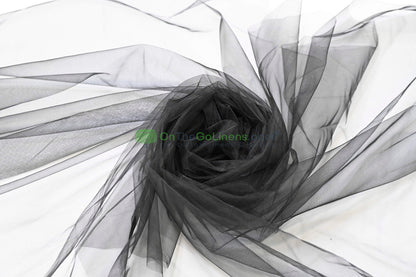 Micro Mesh Tulle Fabric | 60" Wide Mechanical Stretch Micro Mesh Tulle Fabric | 100% Polyester |