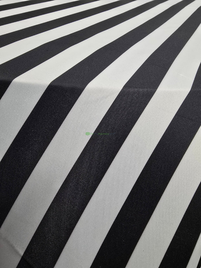 1" Stripe Lamour Satin Print | Event Drapery Custom Manufactured | Four Colors Available |