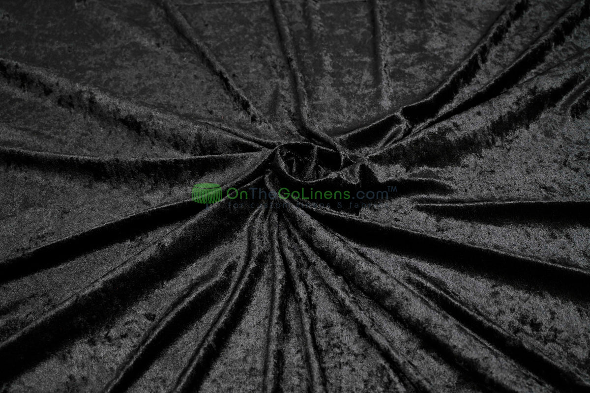 IFR Panne Velvet Event Drapery Panels | Crush Velour Curtains | Inherently Fire Retardant Drapery |Multiple Colors |