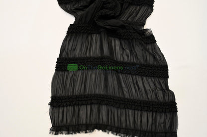 Pleated Ruffle Chiffon Fabric