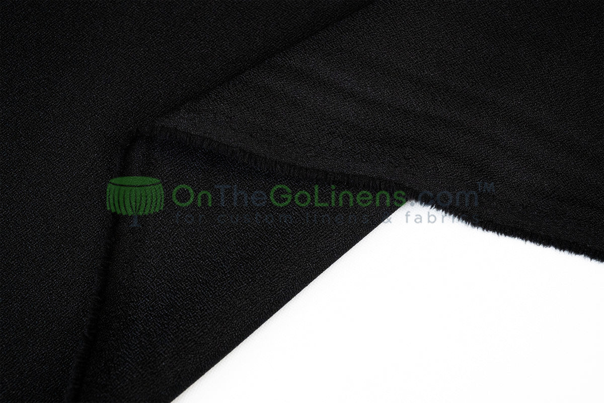 Polyester Crepe Fabric by the Yard 60" Wide 100% Polyester