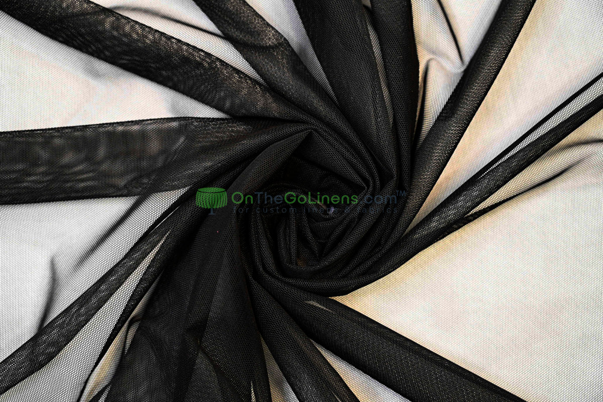 Power Mesh Spandex Fabric by the Yard | 60" Wide | Multiple Colors | 80/20 Nylon Spandex Blend |
