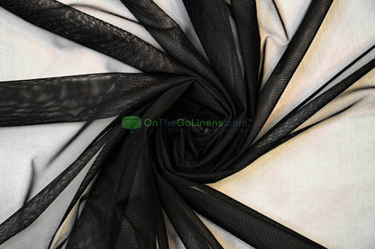Power Mesh Spandex Fabric by the Yard | 60" Wide | Multiple Colors | 80/20 Nylon Spandex Blend |