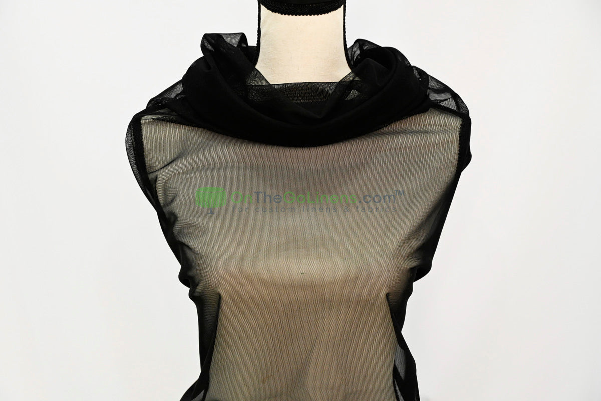 Power Mesh Spandex Fabric by the Yard | 60" Wide | Multiple Colors | 80/20 Nylon Spandex Blend |