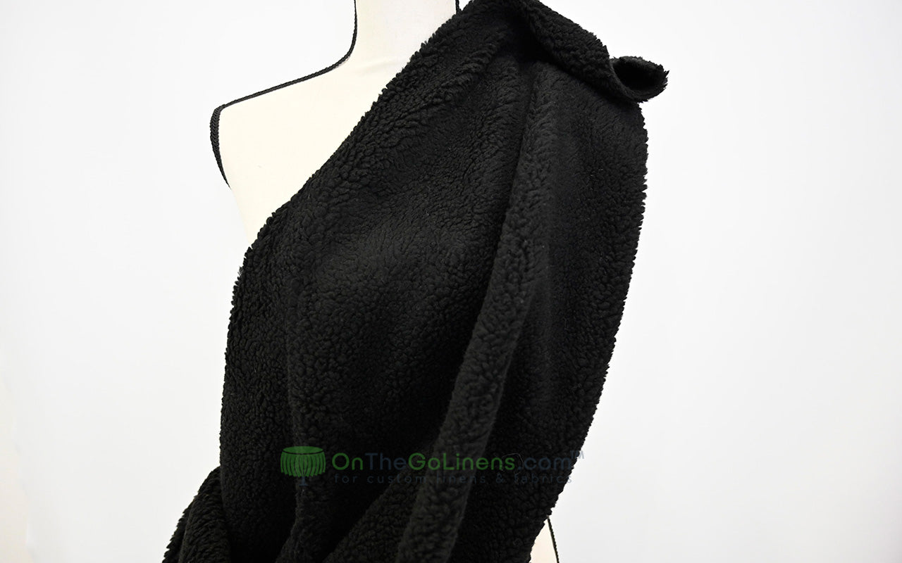 Sherpa Fleece Fabric | Plush Comfort Fabric for Linens & Cozy Essentials