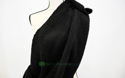 Sherpa Fleece Fabric | Plush Comfort Fabric for Linens & Cozy Essentials