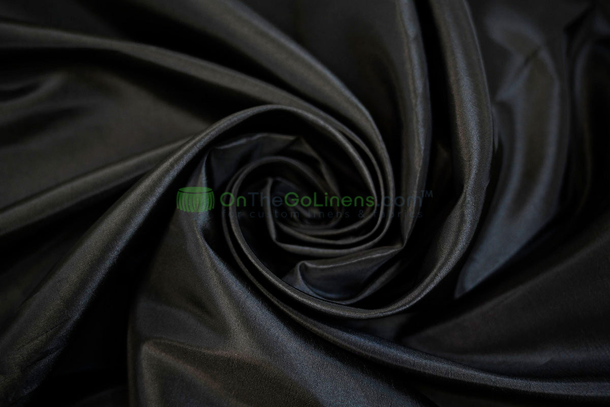 Taffeta Fabric by the Yard | Non Stretch Taffeta | 60" Wide | 75 Colors Available | Wholesale Bolt Available |