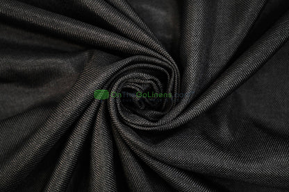 Vintage Linen Event Drapery Panels | Imitation Burlap Curtains | Washable 100% Polyester Burlap |