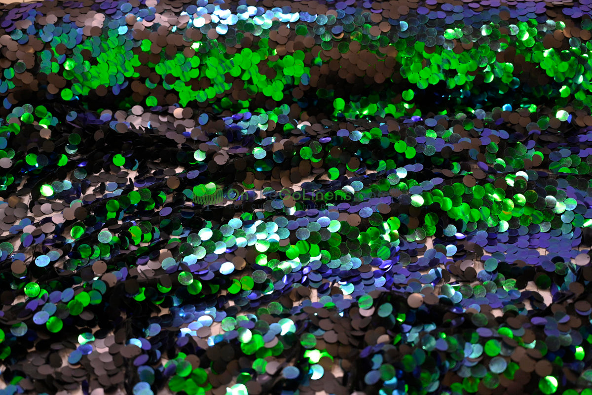 Payette Sequins Table Linens | Paillette Fish Scale Sequins Tablecloths | Multiple Colors |