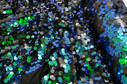 Payette Sequins Table Linens | Paillette Fish Scale Sequins Tablecloths | Multiple Colors |