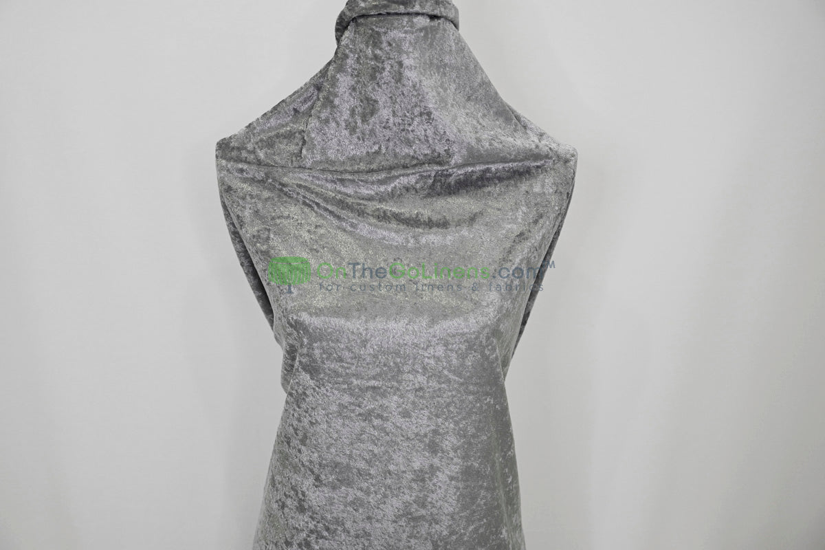 IFR Panne Velvet Event Drapery Panels | Crush Velour Curtains | Inherently Fire Retardant Drapery |Multiple Colors |