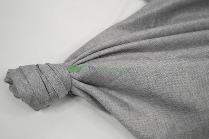 Vintage Linen Event Drapery Panels | Imitation Burlap Curtains | Washable 100% Polyester Burlap |