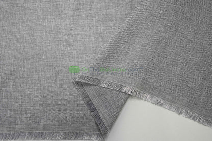 Vintage Linen Event Drapery Panels | Imitation Burlap Curtains | Washable 100% Polyester Burlap |